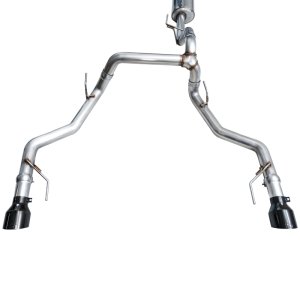 Ford F-150 Performance Exhaust - AWE Tuning - 0FG Resonated Cat-Back - Diamond Black - `21-`27 Ford F-150 Performance Exhaust - AWE Tuning - 0FG Resonated Cat-Back - Diamond Black - `21-`27